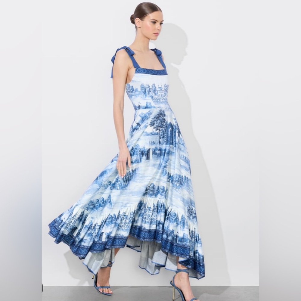 Alice + Olivia ROSALEE MAXI CHATEAU DRESS - Picture 4 of 15